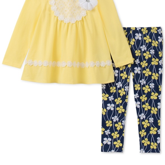 NWT - Kids Headquarters  Tunic & Legging Set - Picture 2 of 3